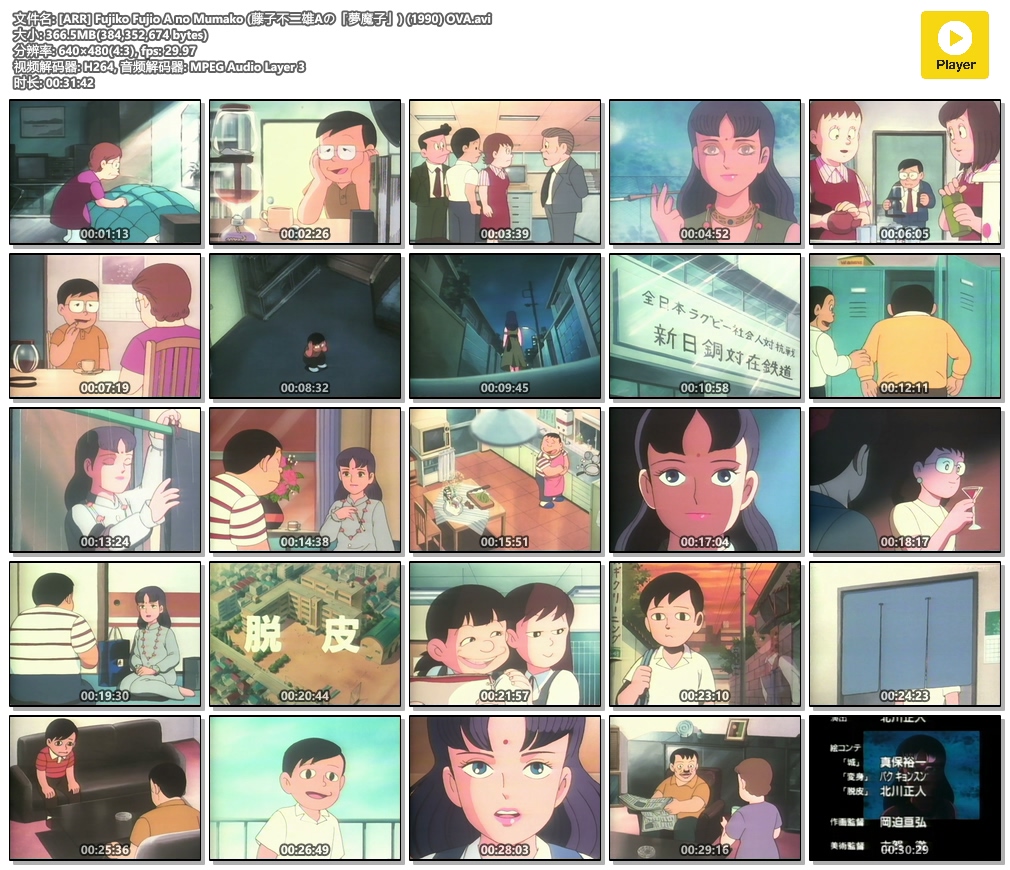 藤子·F·不二雄的梦魔剧照的剧照