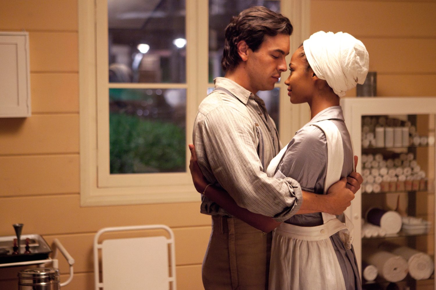 雪中的棕榈树剧照的剧照