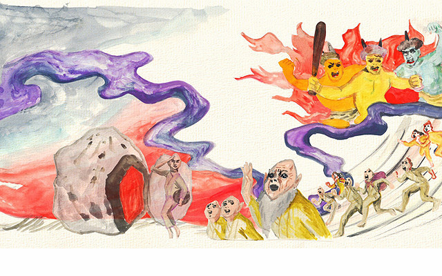 笨蛋昔话剧场版 老头战争剧照的剧照