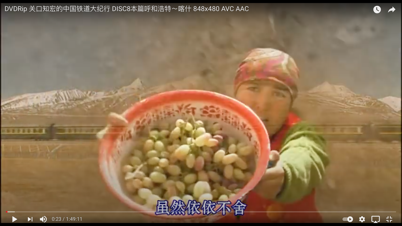 关口知宏之中国铁道大纪行剧照的剧照