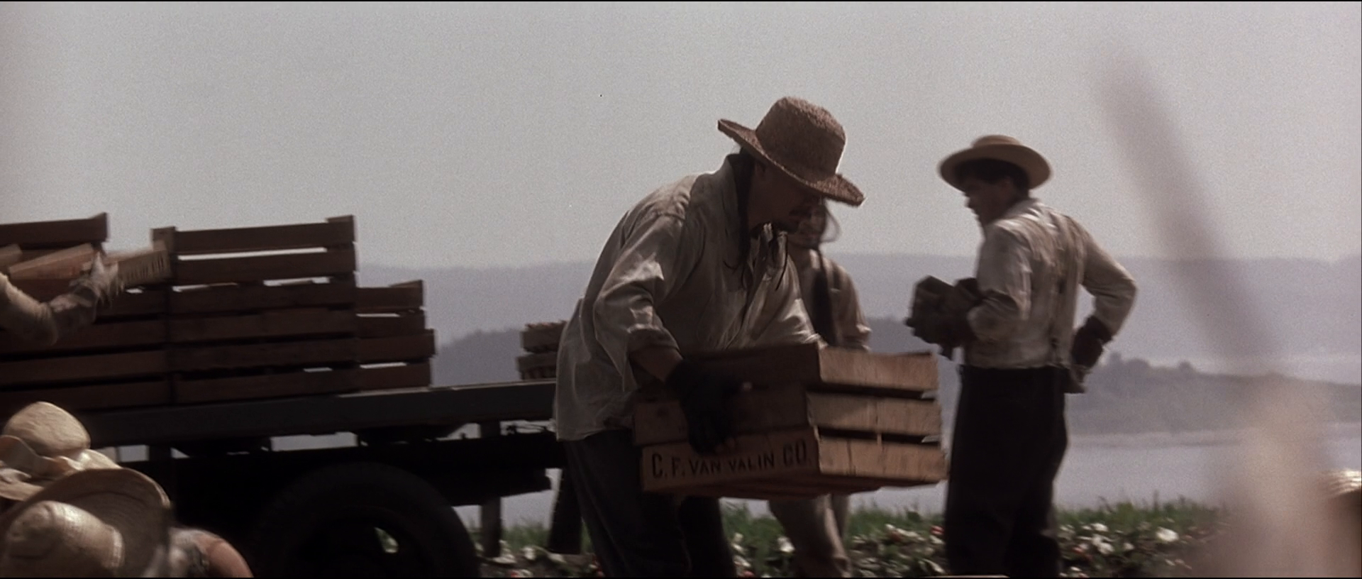 落在香杉树的雪花剧照的剧照