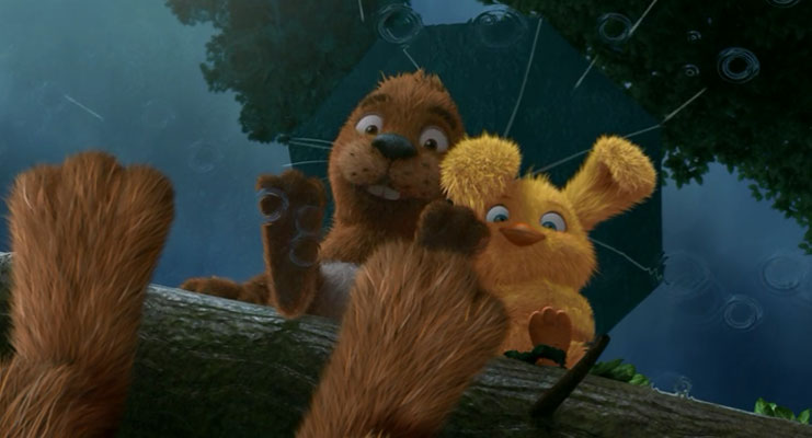 没有耳朵的兔子和两只耳朵的小鸡剧照的剧照