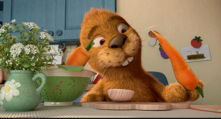 没有耳朵的兔子和两只耳朵的小鸡剧照的剧照