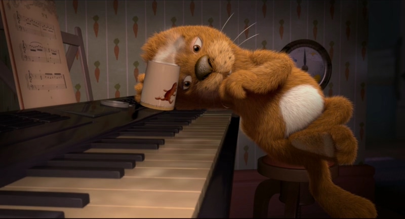 没有耳朵的兔子和两只耳朵的小鸡剧照的剧照