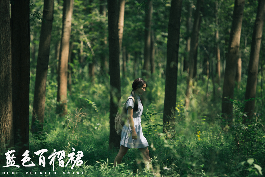 蓝色百褶裙剧照的剧照
