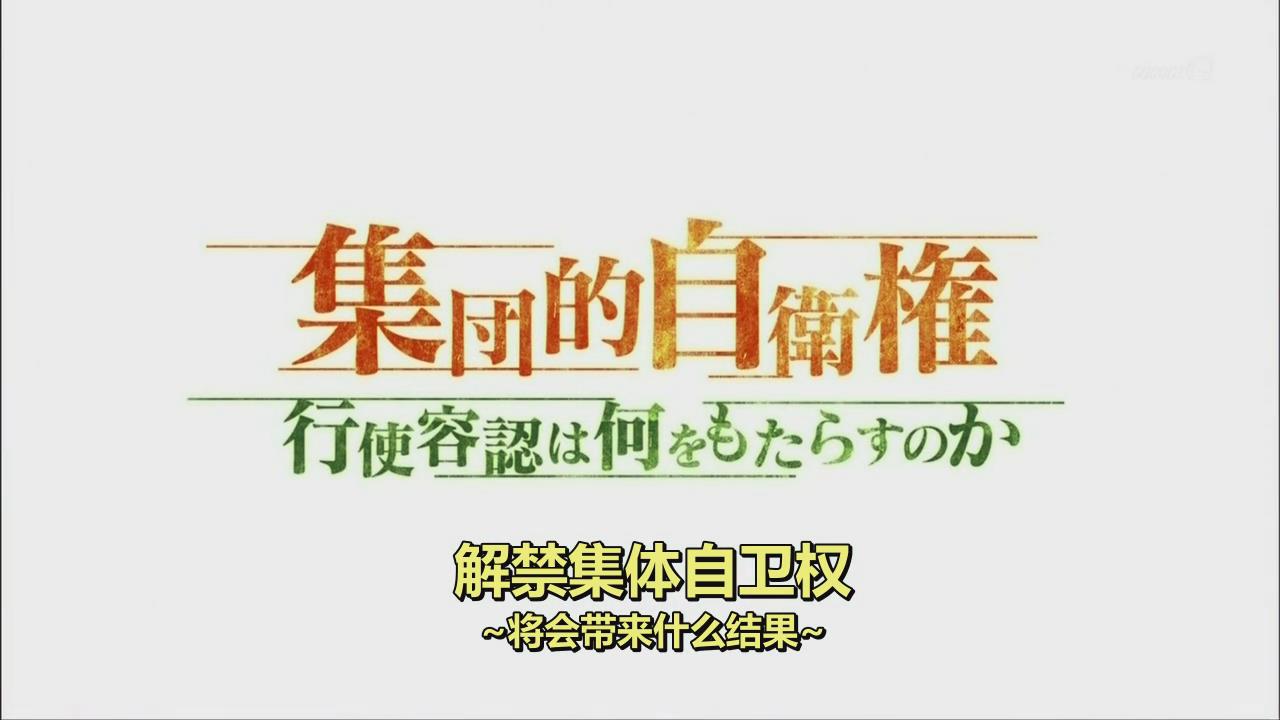 解禁集体自卫权将会带来什么结果剧照的剧照