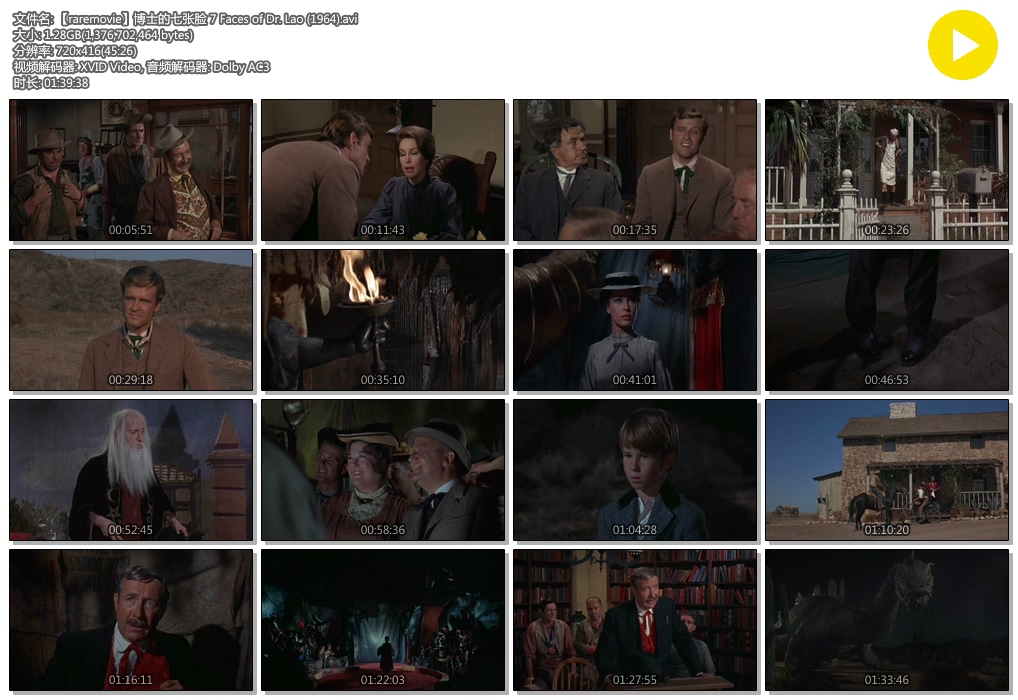 博士的七张脸剧照的剧照