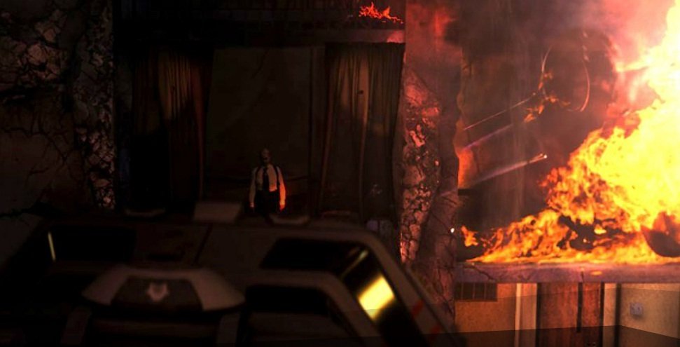 男人转化出机器人铠装剧照的剧照