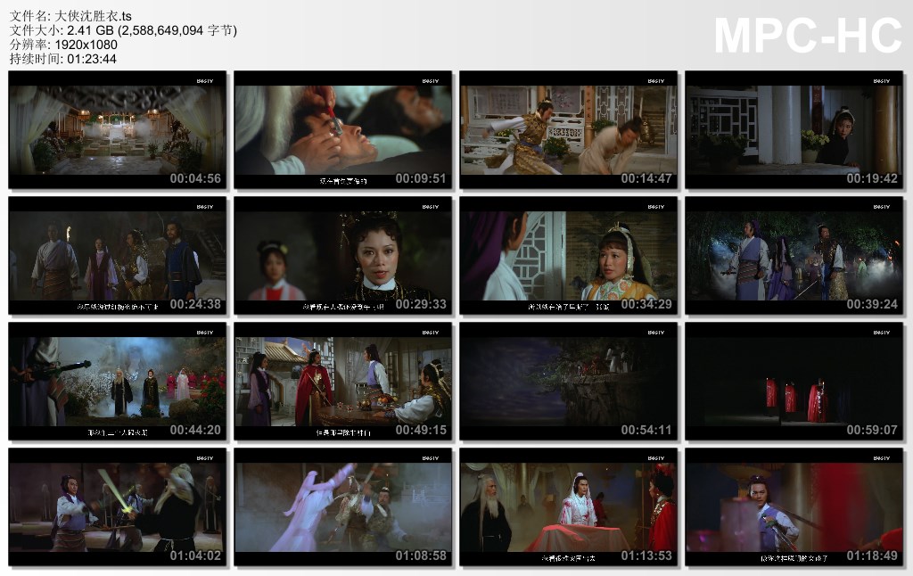 大侠沈胜衣剧照的剧照