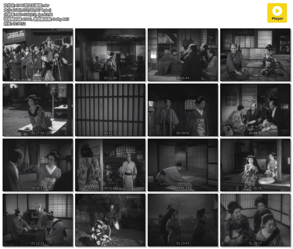 歌女五美图剧照的剧照