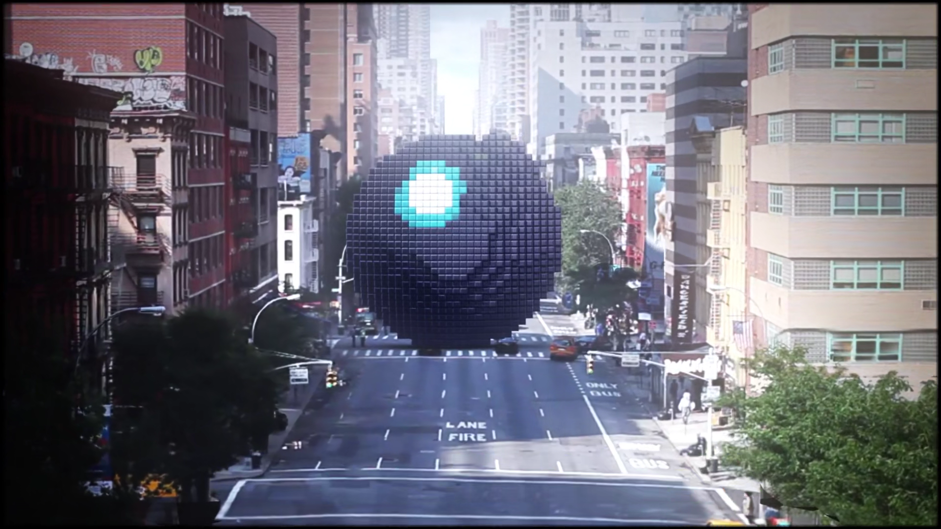 像素入侵剧照的剧照