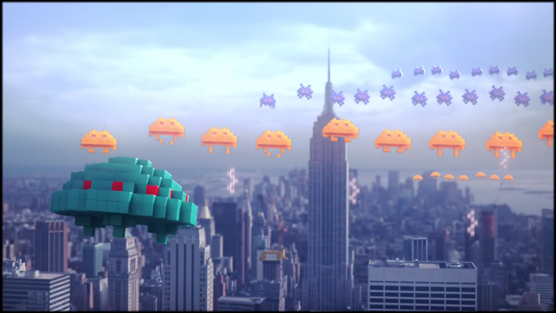 像素入侵剧照的剧照