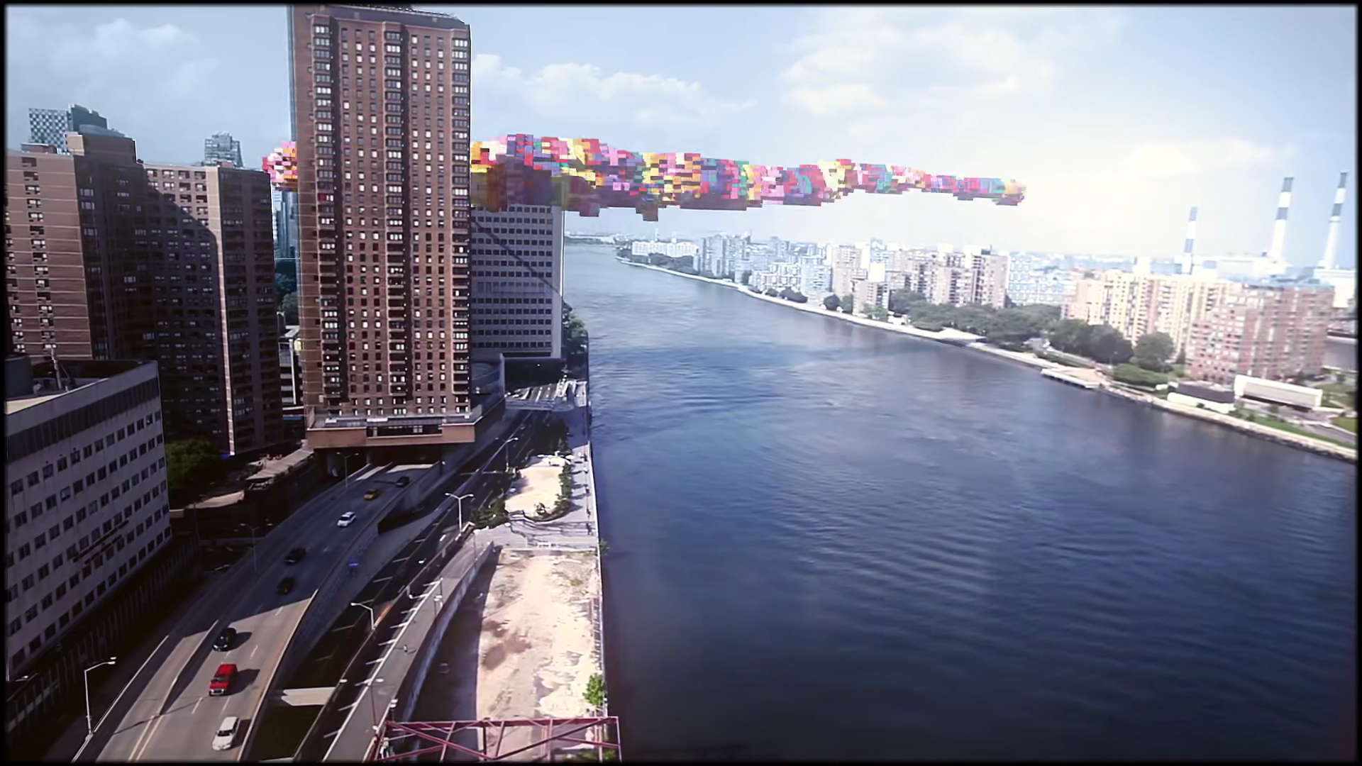 像素入侵剧照的剧照