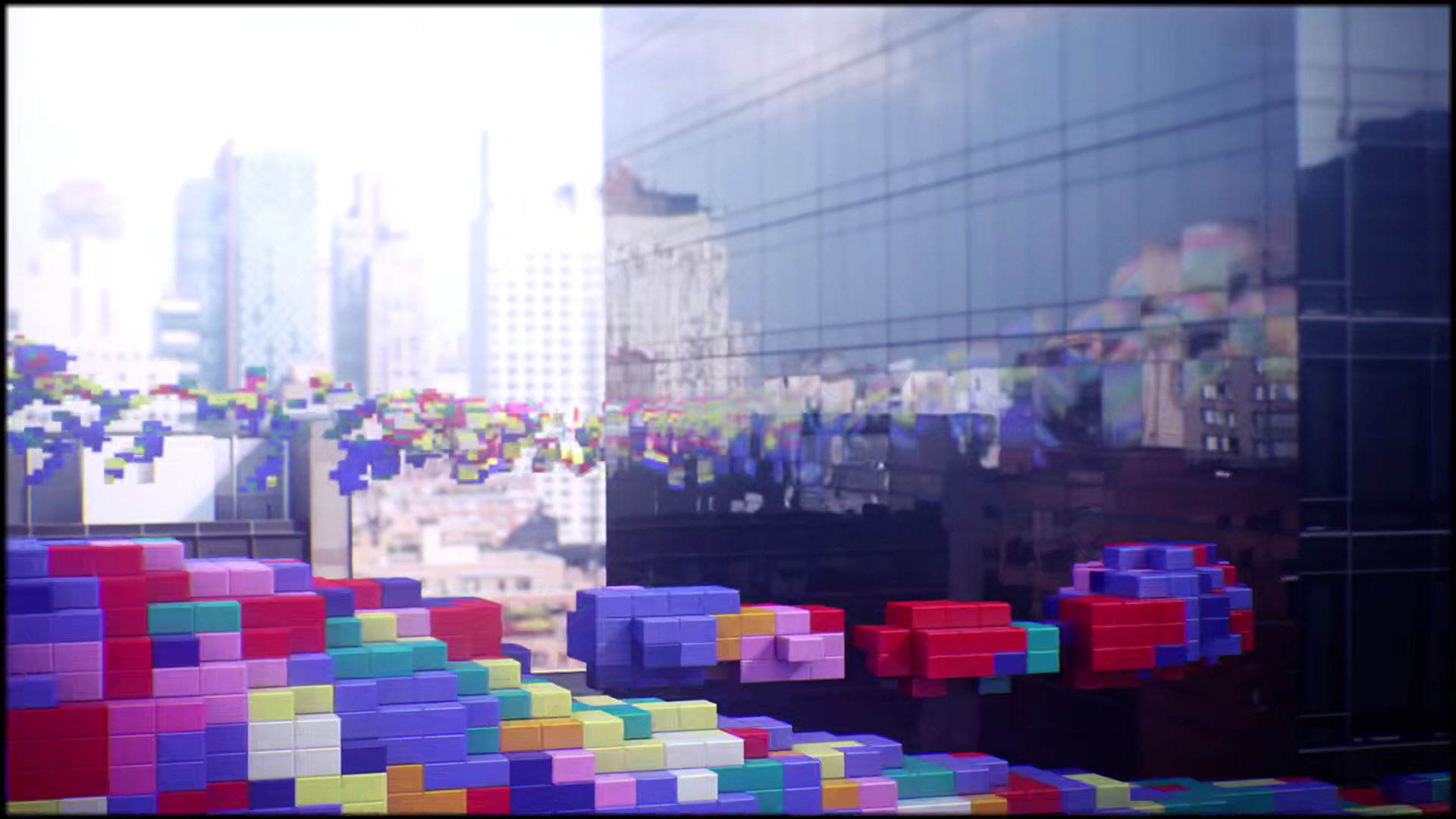 像素入侵剧照的剧照