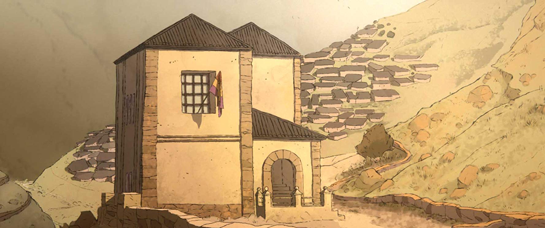 布努埃尔在神龟迷宫中剧照的剧照