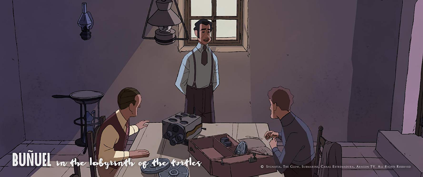 布努埃尔在神龟迷宫中剧照的剧照