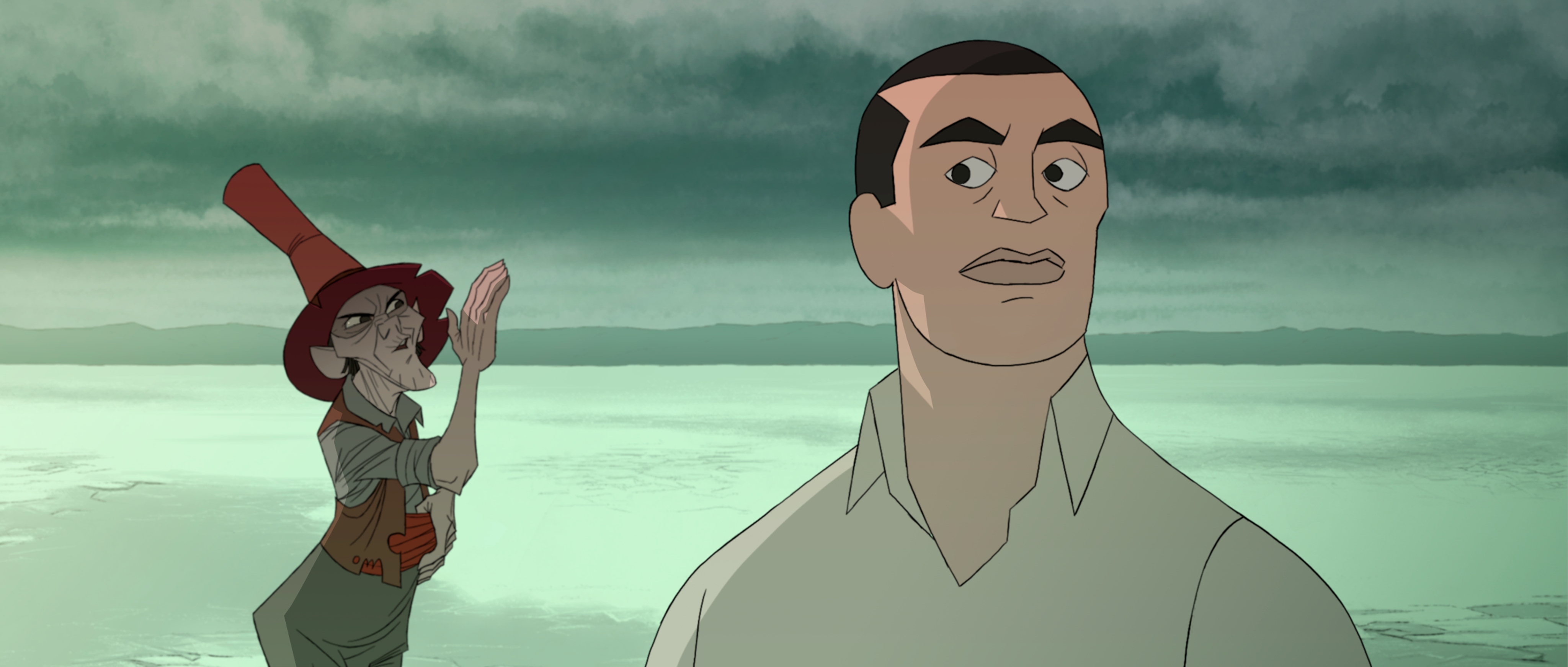 布努埃尔在神龟迷宫中剧照的剧照