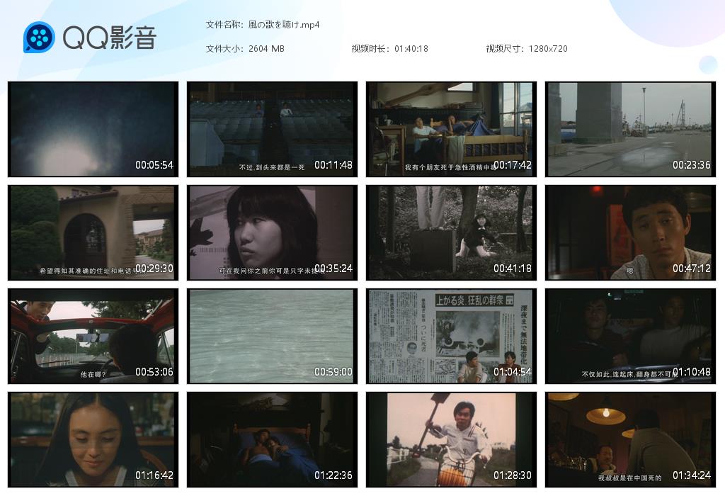 且听风吟剧照的剧照