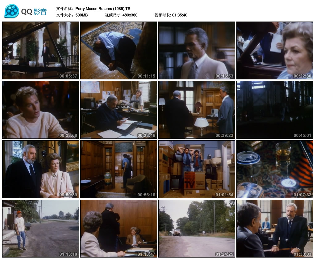 佩里·梅森归来剧照的剧照