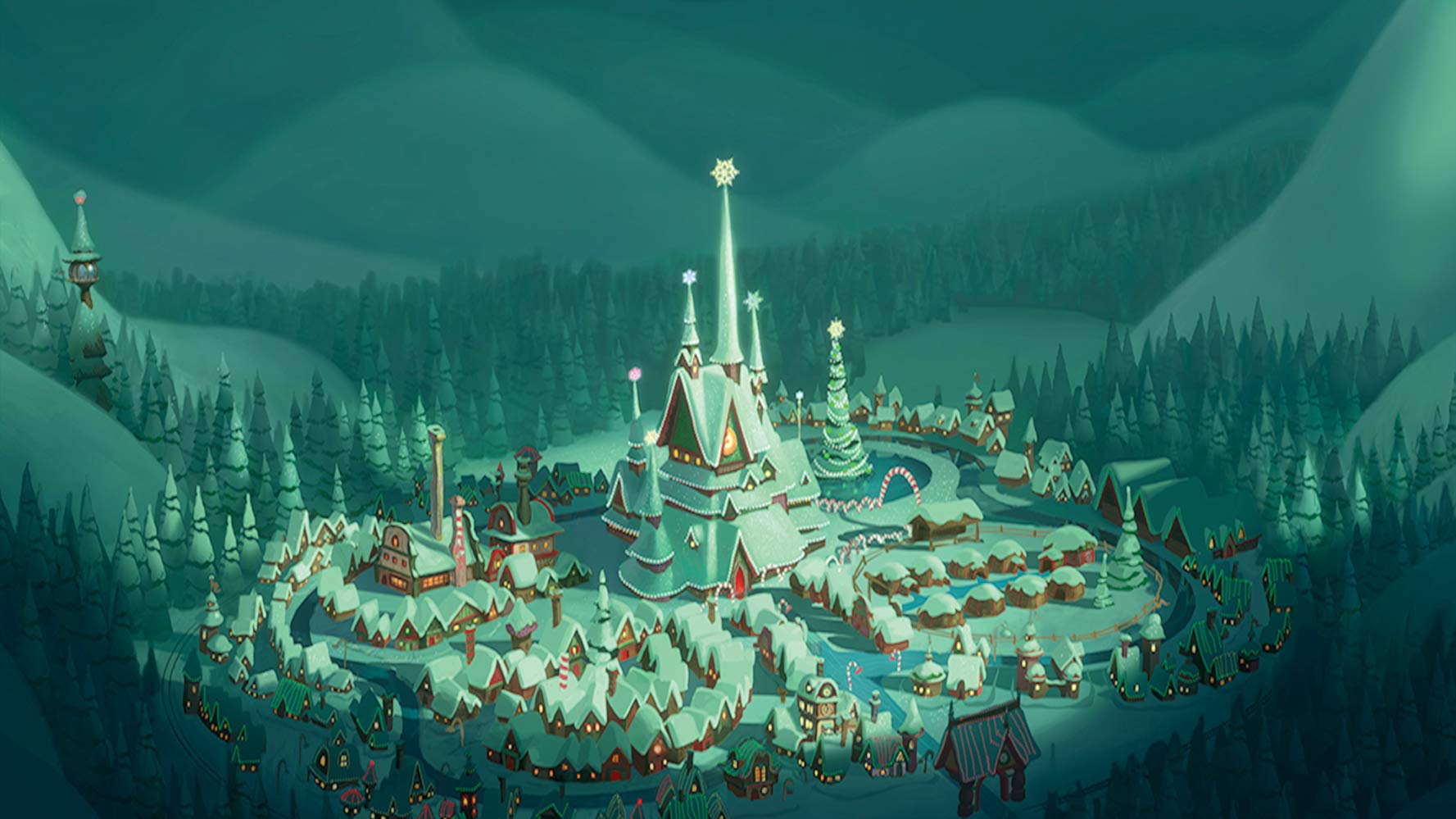 精灵兰尼和韦恩的圣诞前夜剧照的剧照