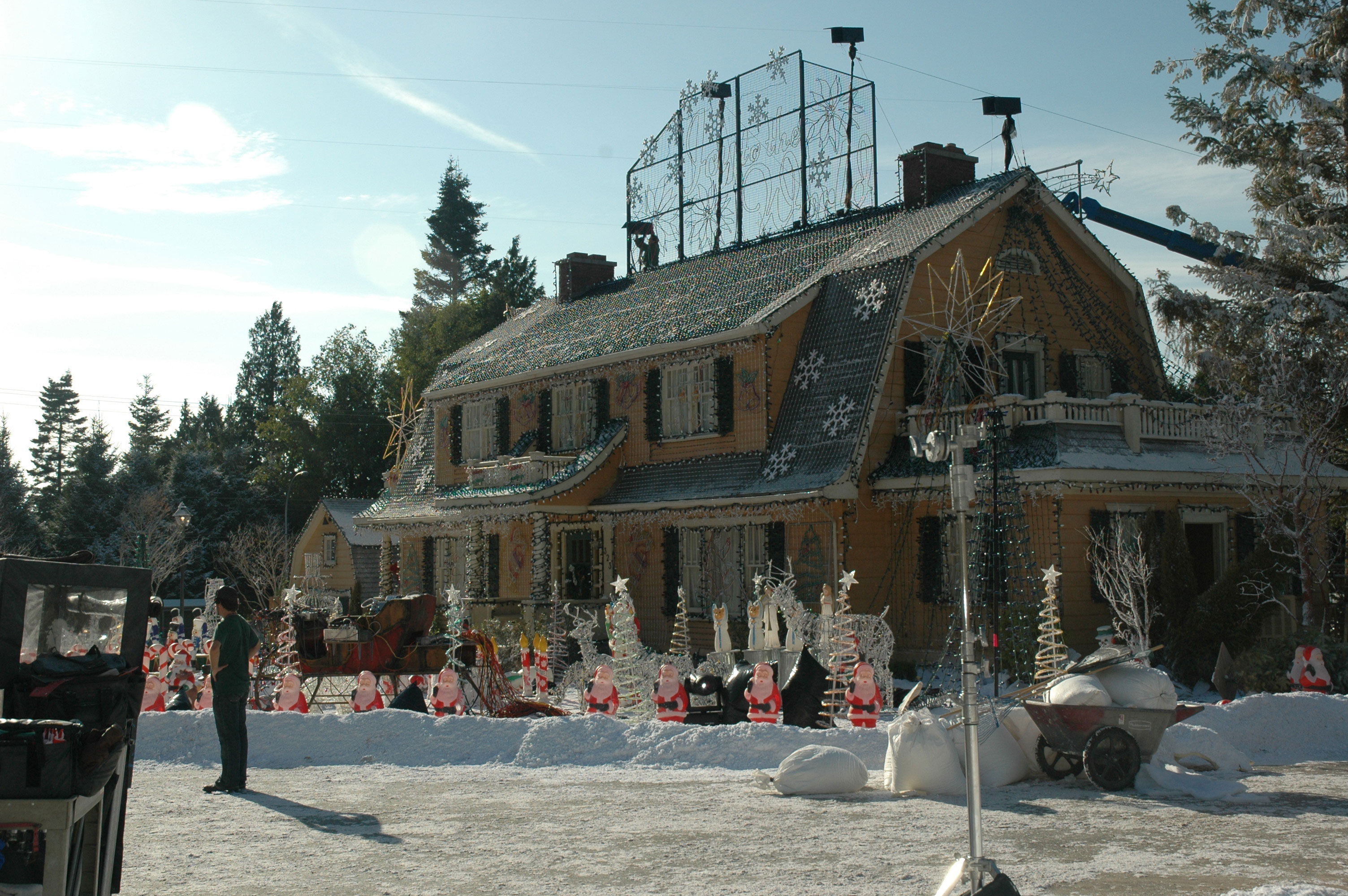 闪亮的圣诞节剧照的剧照