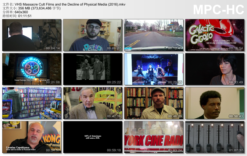 录像带大屠杀：邪典电影与实体媒介的衰落剧照的剧照