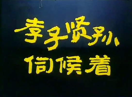 孝子贤孙伺候着剧照的剧照