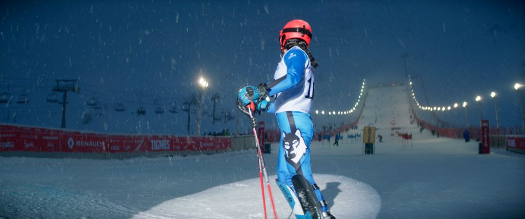 障碍滑雪赛剧照的剧照