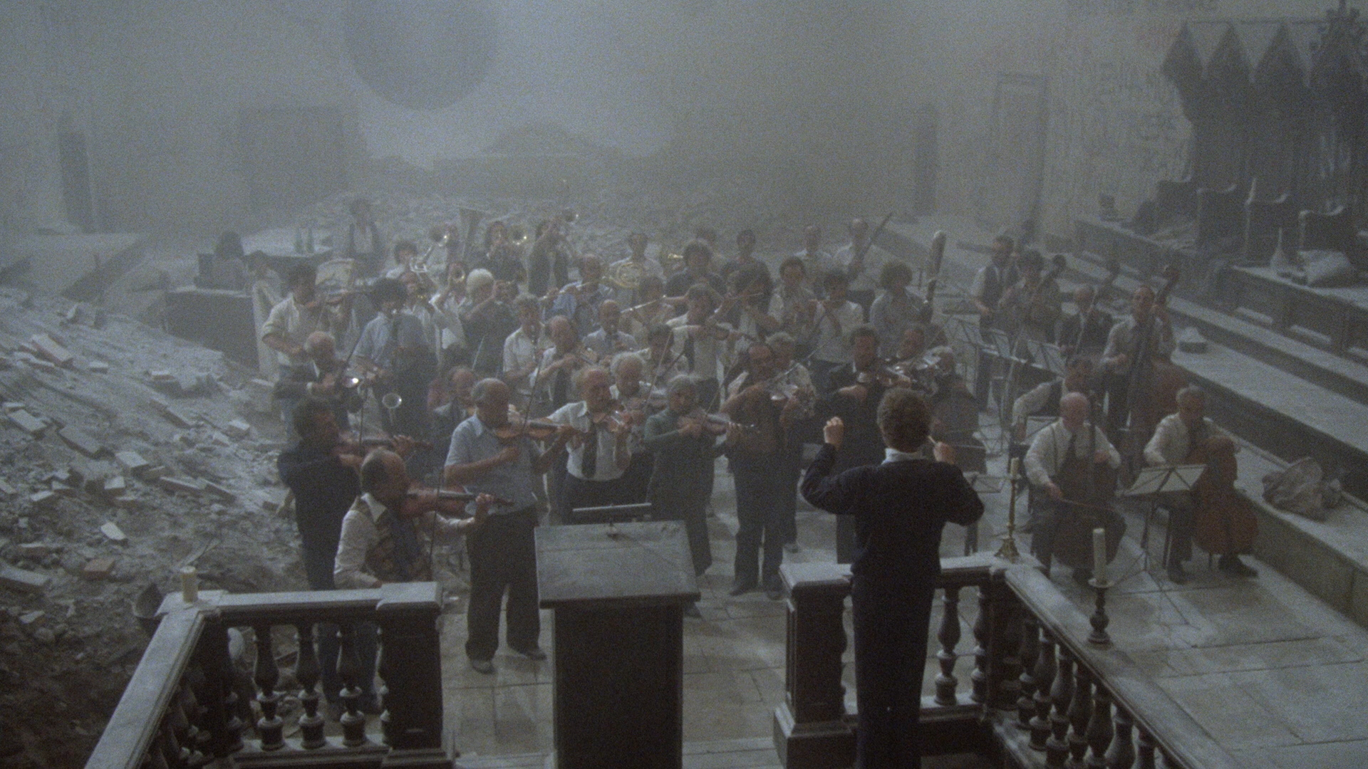 管弦乐队的彩排剧照的剧照