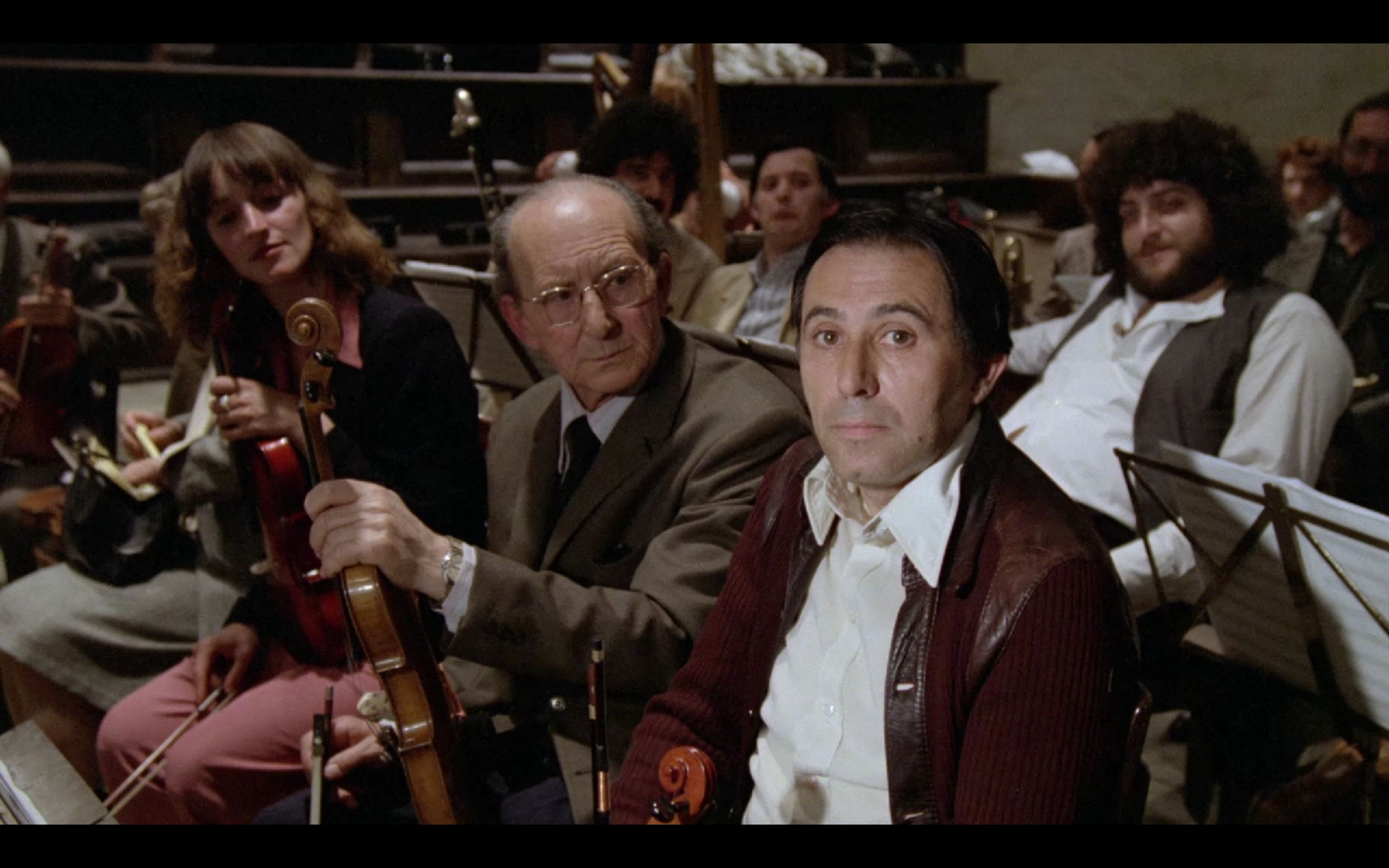 管弦乐队的彩排剧照的剧照