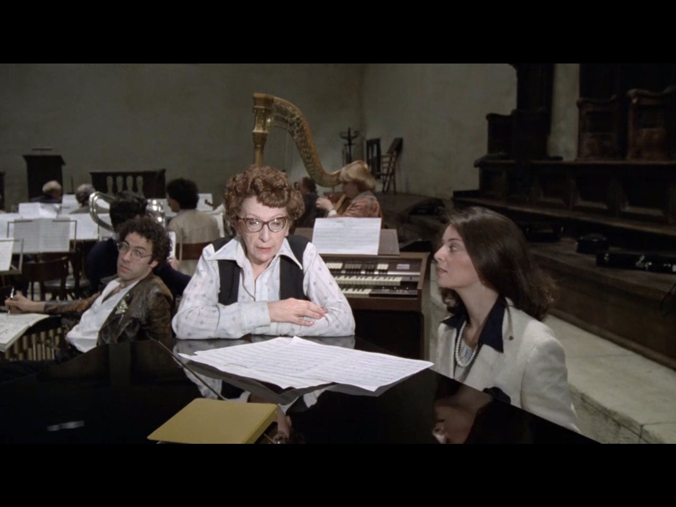 管弦乐队的彩排剧照的剧照