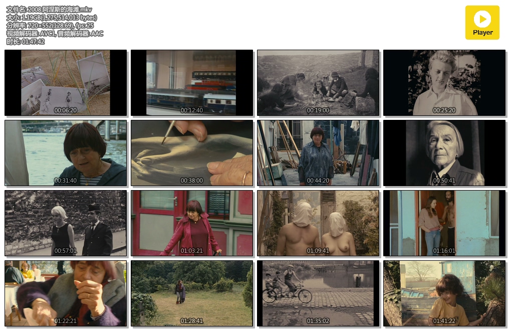 阿涅斯的海滩剧照的剧照