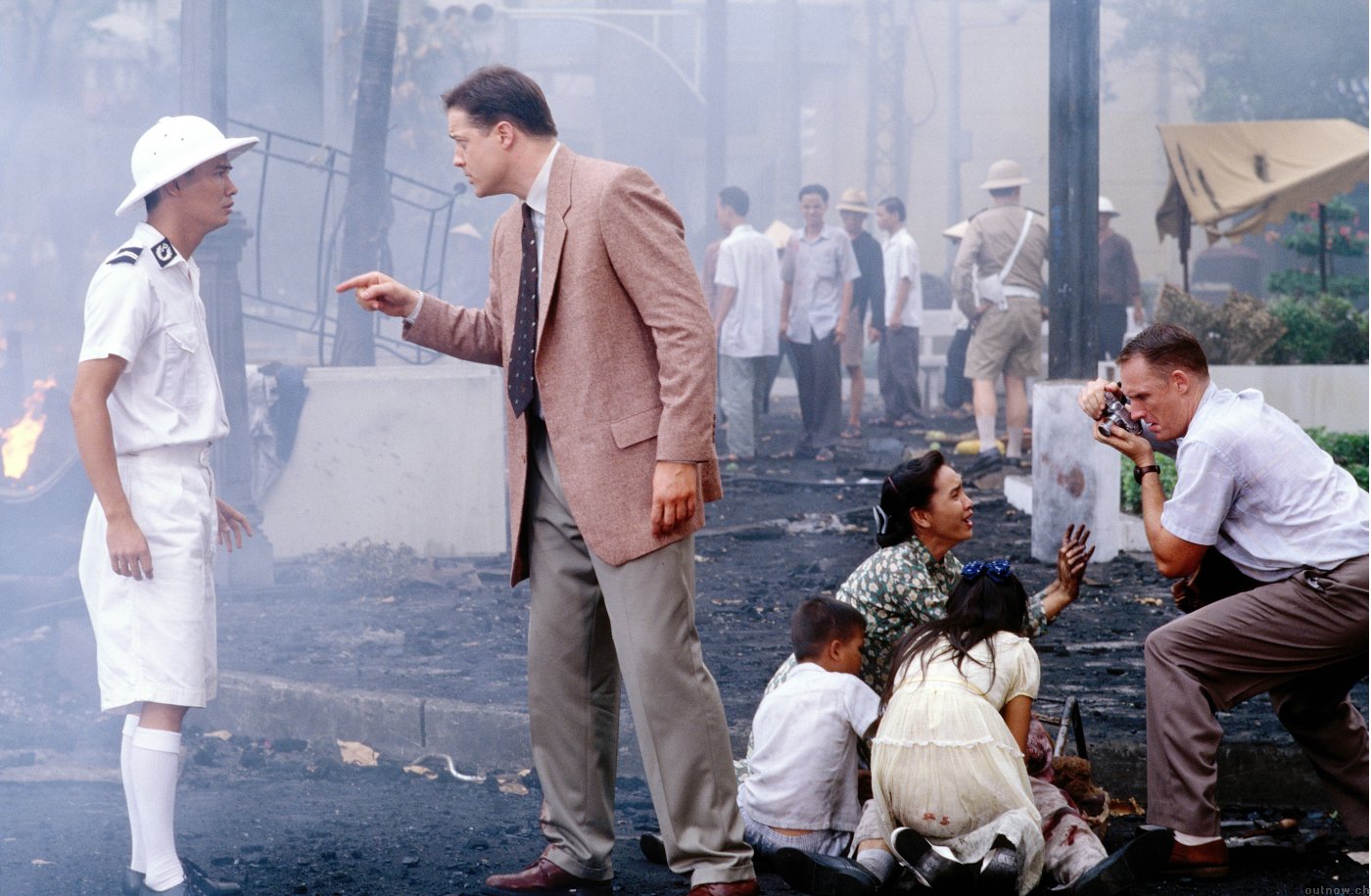 沉静的美国人剧照的剧照