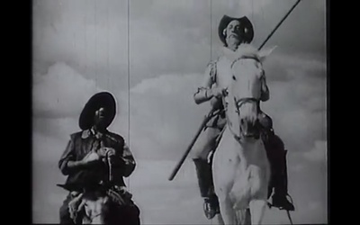 奥逊·威尔斯的堂吉诃德剧照的剧照