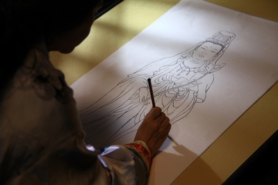 不肯去观音剧照的剧照