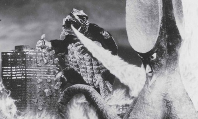 加美拉对宇宙怪兽拜拉斯剧照的剧照