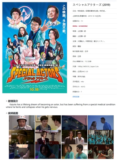 特殊演员剧照的剧照