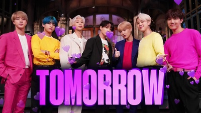 周六夜现场：艾玛·斯通/防弹少年团剧照的剧照