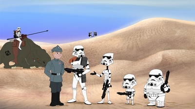 飞哥与小佛：星球大战剧照的剧照