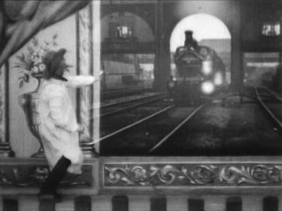 乡下人与放映机剧照的剧照