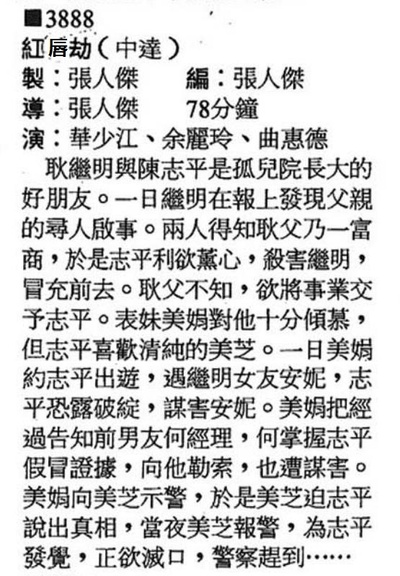 红唇劫剧照的剧照