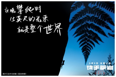 徒手攀岩剧照的剧照