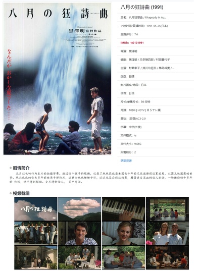八月狂想曲剧照的剧照