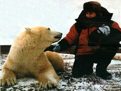 伊万·麦格雷戈探访野生北极熊剧照的剧照