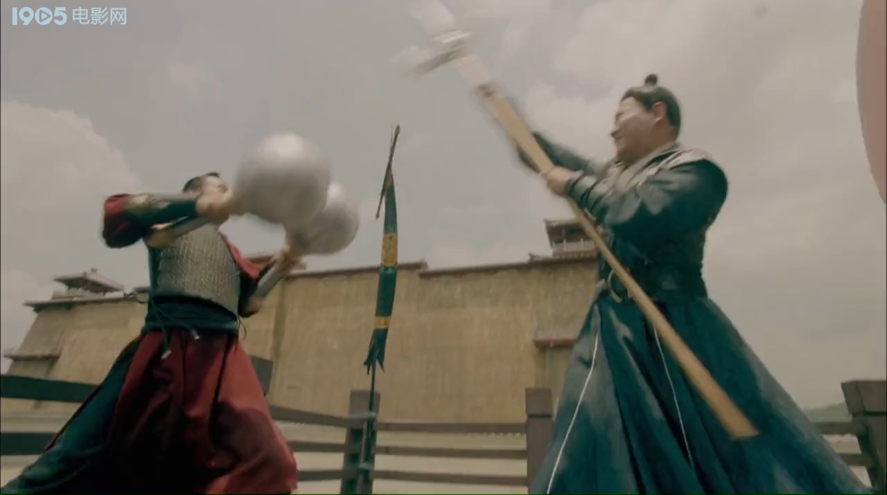 李元霸与宇文成都剧照的剧照