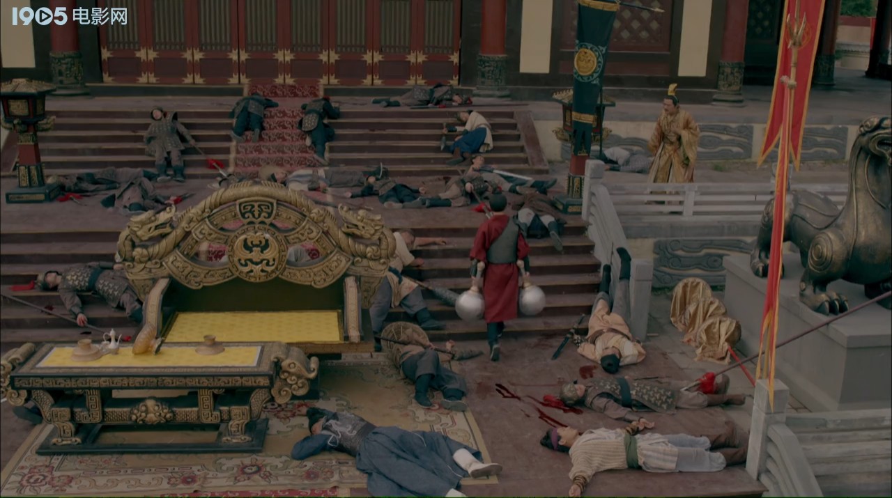 李元霸与宇文成都剧照的剧照