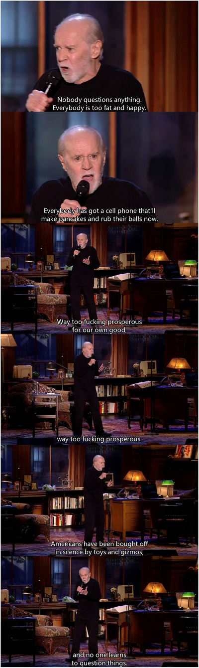 乔治·卡林：这对你不好剧照的剧照