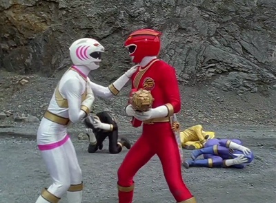 百兽战队牙吠连者vs超级战队剧照的剧照