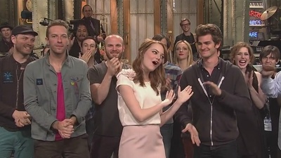 周六夜现场：艾玛·斯通/酷玩乐队剧照的剧照