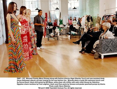 穿普拉达的女王剧照的剧照